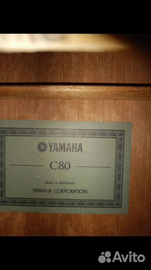 Классическая гитара yamaha c80