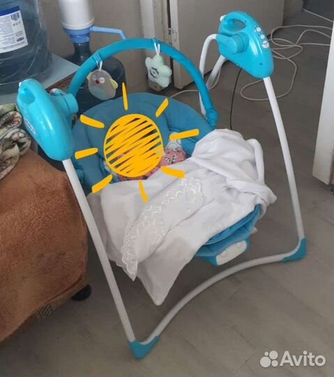 Детские электронные качели