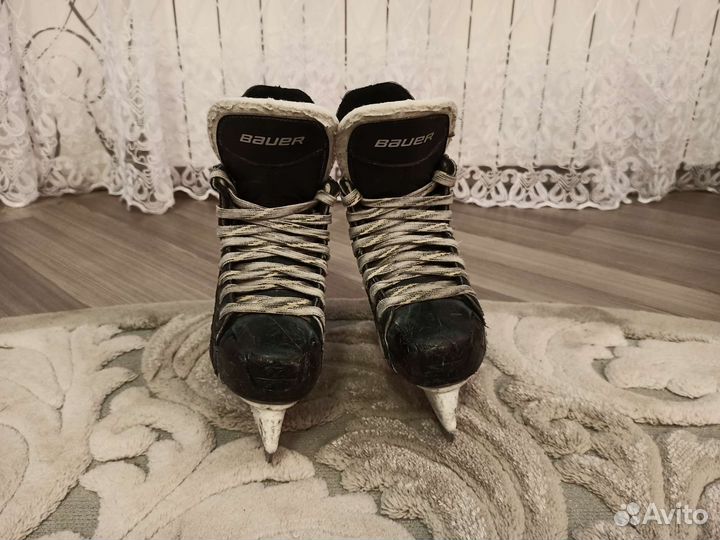 Хоккейные коньки bauer 33.5 размер