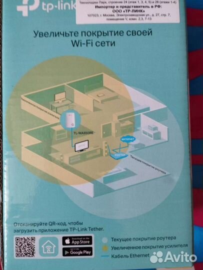 TL- wa850re усилитель Wi-Fi сигнала