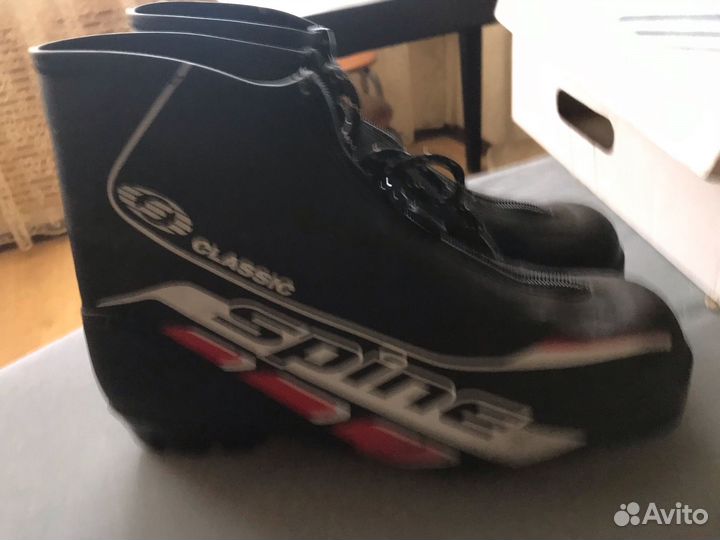 Лыжи детские пластиковые с ботинками