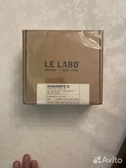 Le labo bergamote 22 духи парфюм