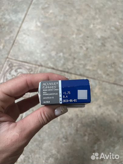 Линзы контактные