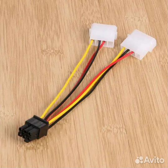 Разветвитель 2 Molex на 6 Pin