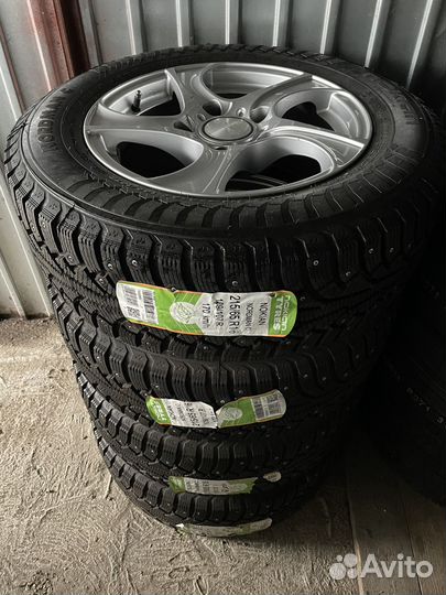 Колеса в сборе r16 зимние шипованные