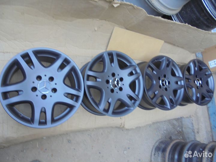 Оригинальные диски Mercedes W211 8J R16 ET36 5x112