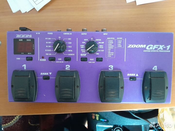 Гитарный процессор zoom GFX-1