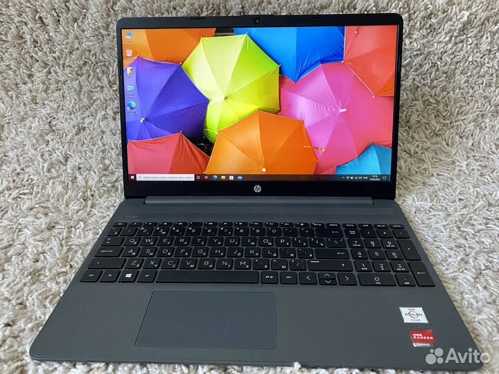 HP LapTop FHD IPS AMD Silver 3050u 8Gb \SSD 256Gb