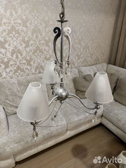 Люстра потолочная бу