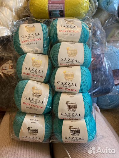 Пряжа нитки для вязания Gazzal