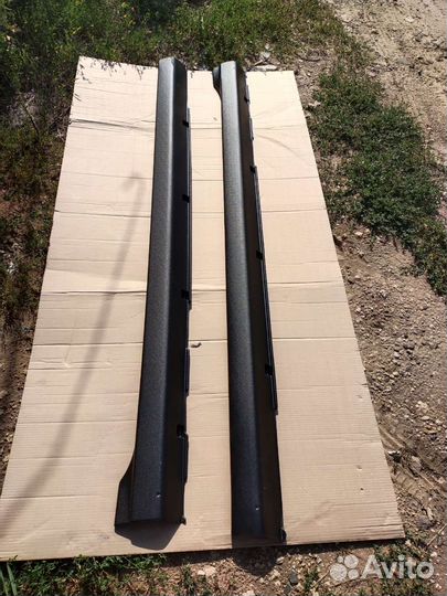 Накладки на пороги Рено Логан