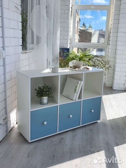 Стеллаж как в Икеа 6 секций. Доставка