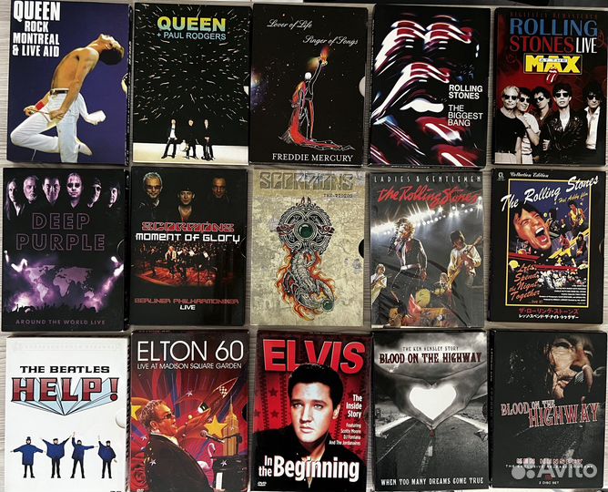 Концерты зарубежных исполнителей на DVD