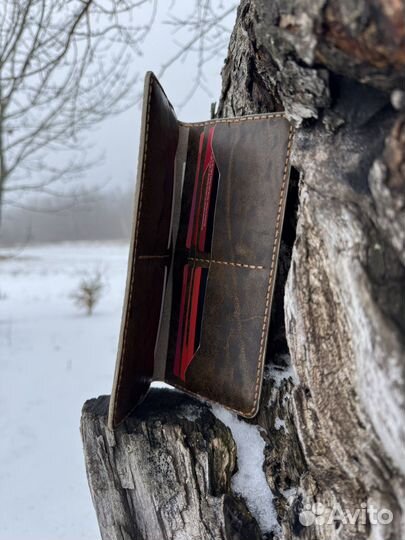 Портмоне лонгер из натуральной кожи ручной работы