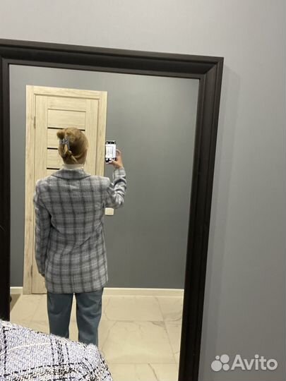 Твидовый пиджак stradivarius