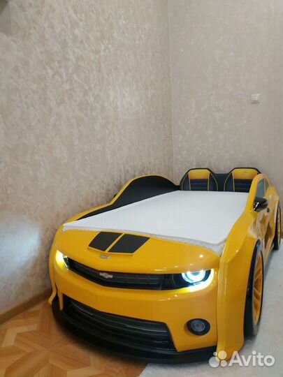 3д кровать-машина Камаро Бамблби (Ставрополь)