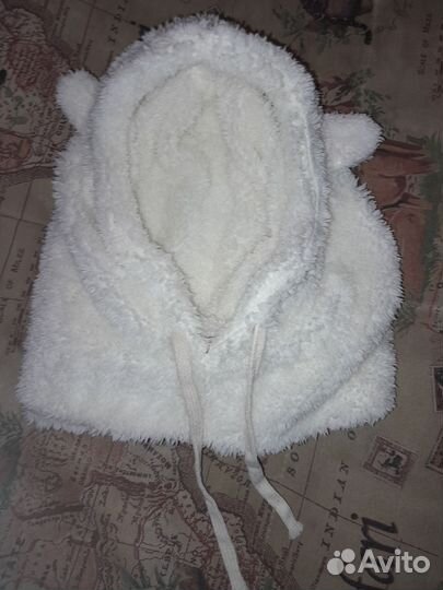 Зимняя плюшевая балаклава