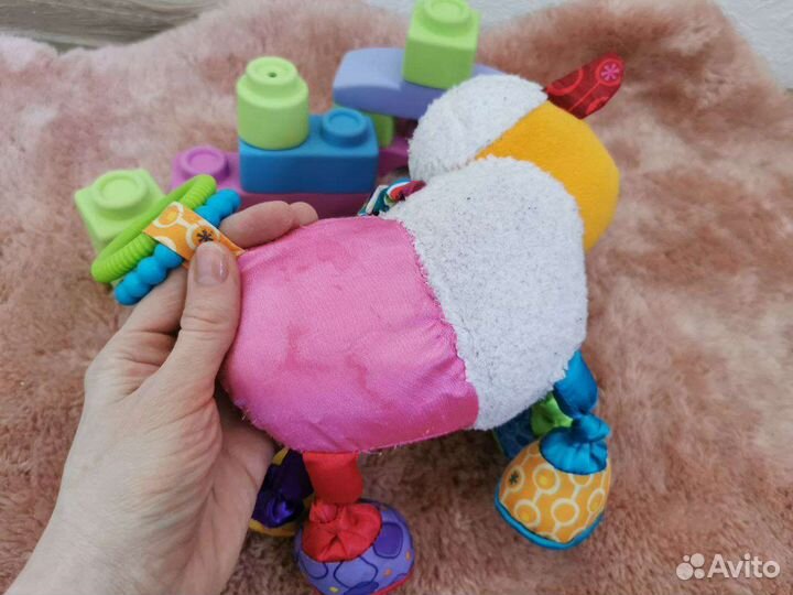 Развивающие игрушки кубики пакетом и прорезыватели