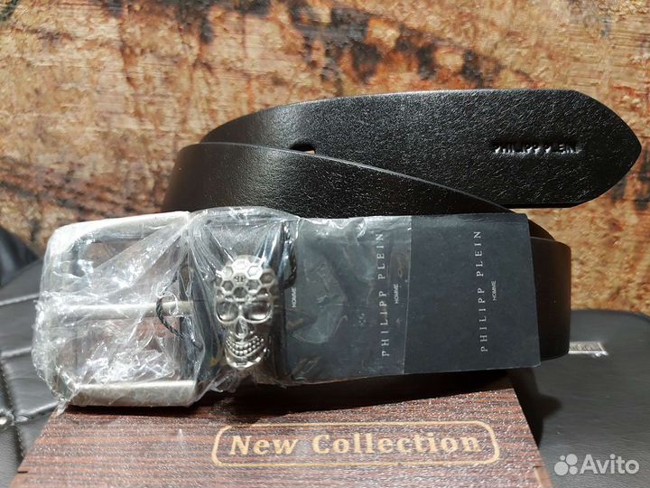 Ремень Philipp Plein натуральная кожа