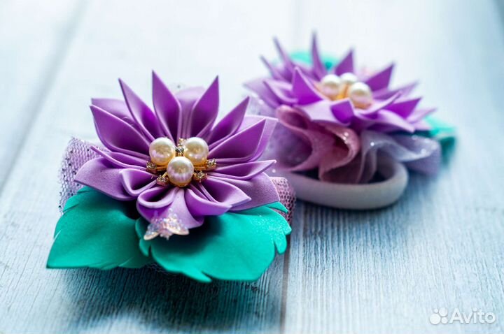 Резинки для волос ручной работы