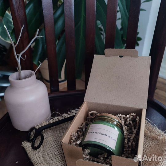 Свечи из натурального соевого воска