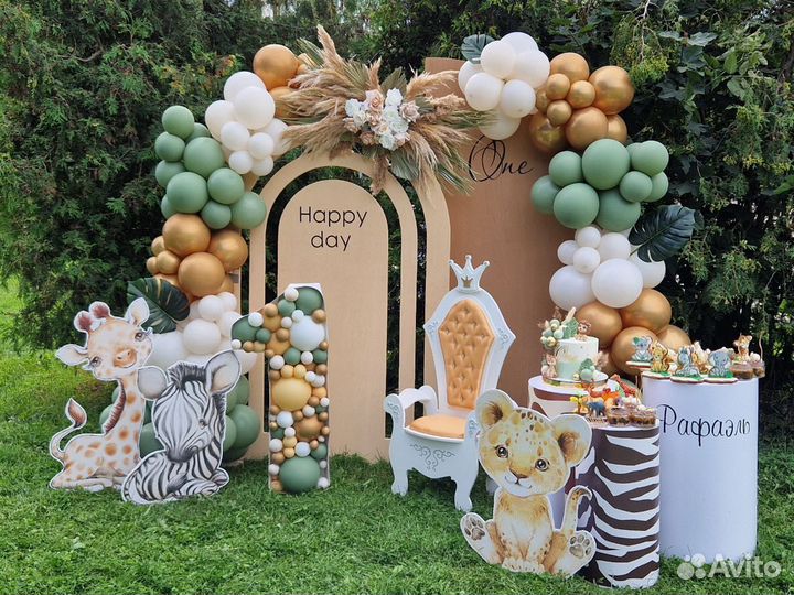 Фотозона из шаров на день рождения