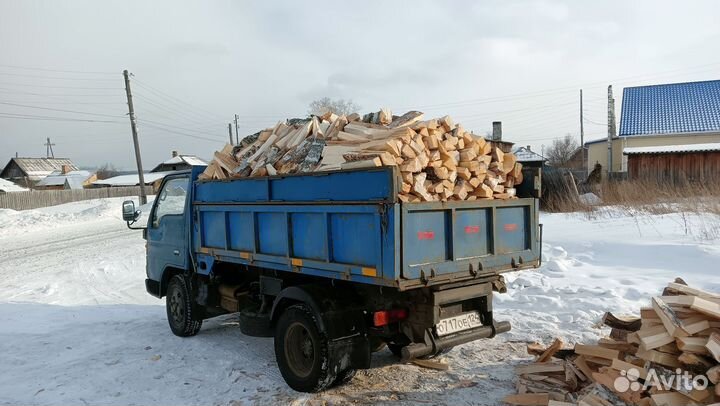 Дрова колотые сухие