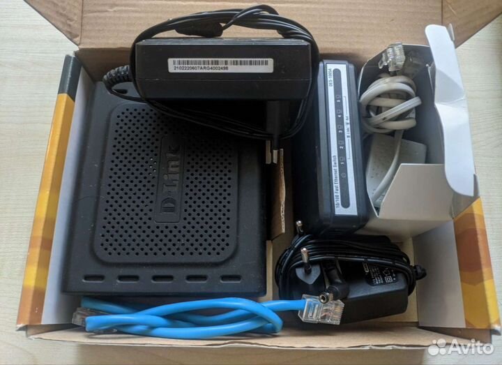 Adsl модем/конвертор + разветвитель D-Link