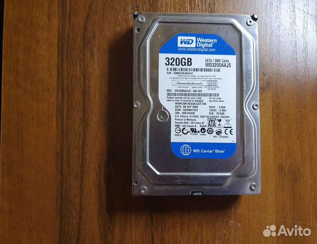 Жесткий диск 320Гб. 3.5