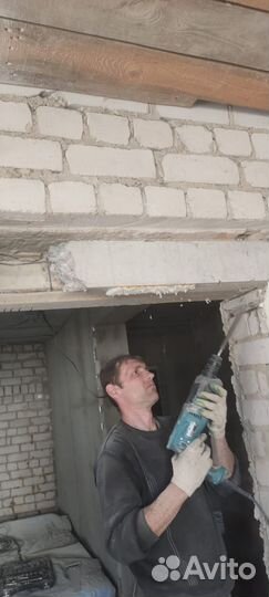 Демонтаж стяжки, стен Снос домов, сараев