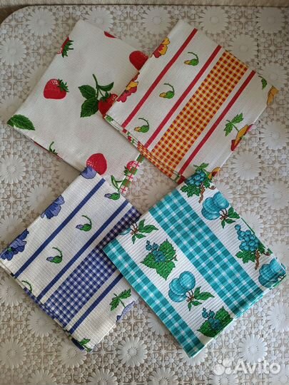 Полотенца кухонные вафельные