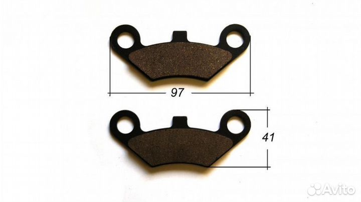 Колодки тормозные дисковые зад.ATV wild track (607