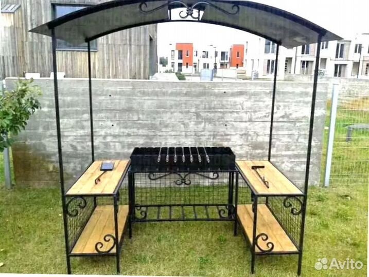 Мангал С крышей