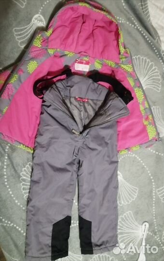 Зимний костюм для девочки 98