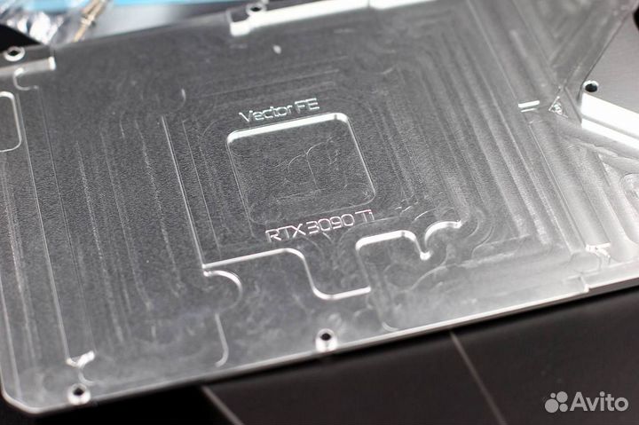 EK-Quantum Vector FE RTX 3090 Ti Backplate Silver