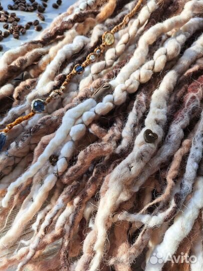 Фактурные войлочные дреды 