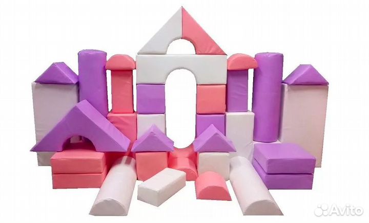 Набор мягких фигур 34 предмета