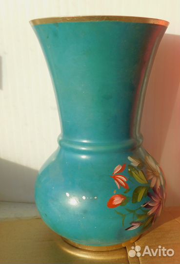 Старинная ваза СССР ручная роспись