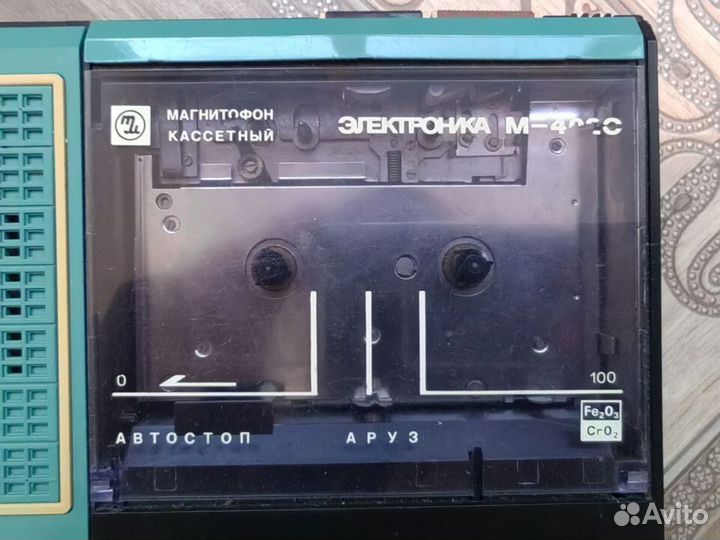 Кассетный магнитофон Электроника м-402с 1991 г