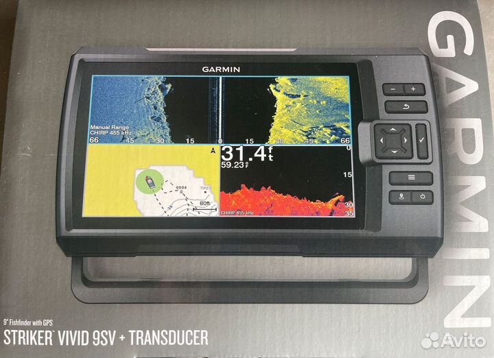 Эхолот garmin striker vivid 9sv