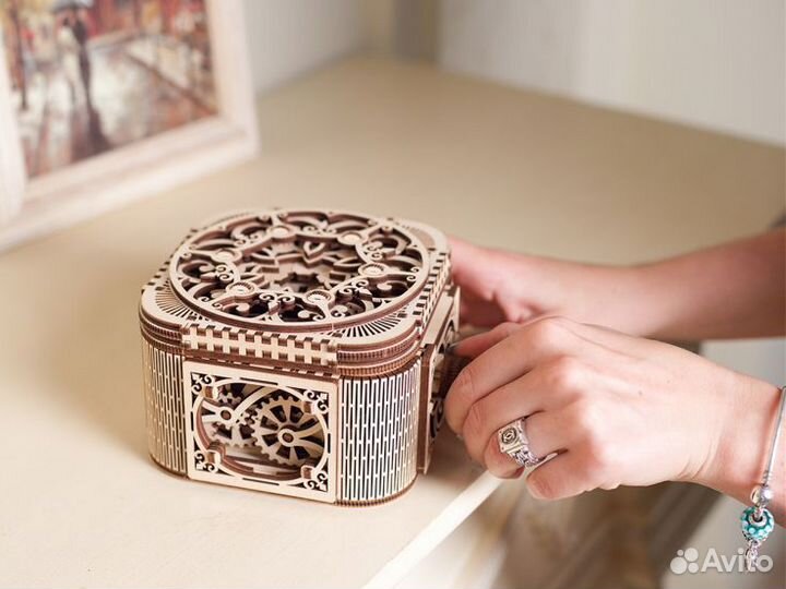 Конструктор 3D Ugears. Шкатулка с секретом