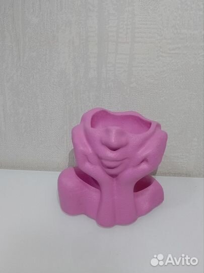 Кашпо девушка, статуэтка