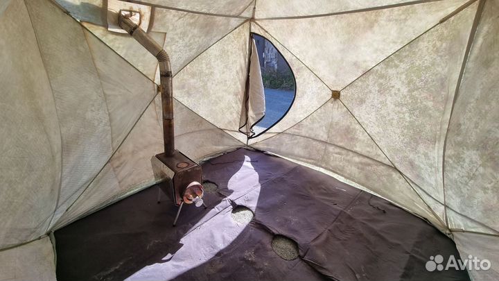 Зимняя палатка cube трехслойная