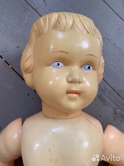 Кукла СССР. 60-е г зкб Целлулоид. 50 см