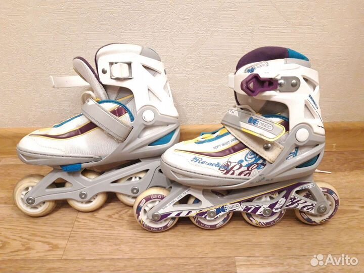 Роликовые коньки детские раздвижные