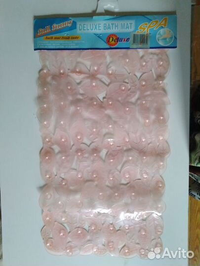 Силиконовый коврик для ванной на присосках