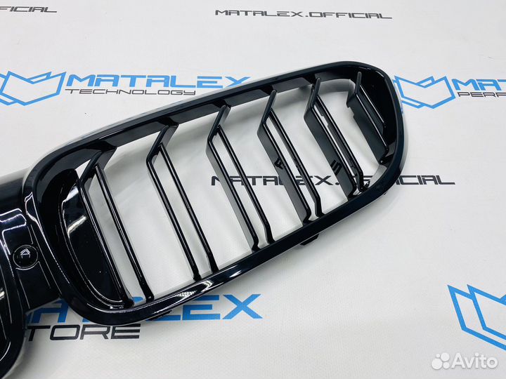 Решетка радиатора BMW G30 до рест, в стиле рест