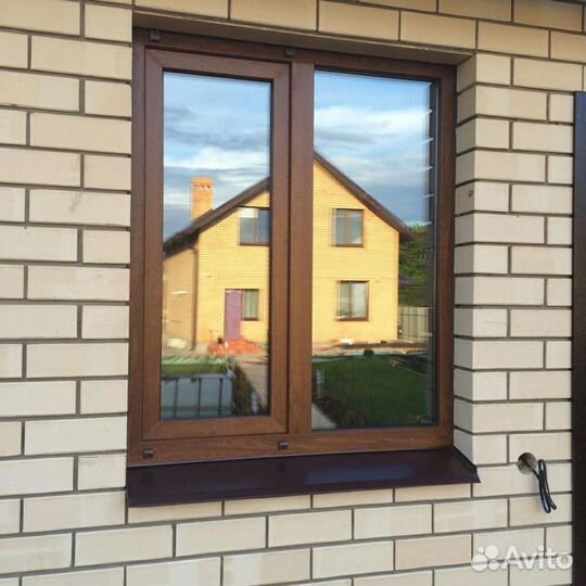 Пластиковые окна на дачу и в дом с отделкой