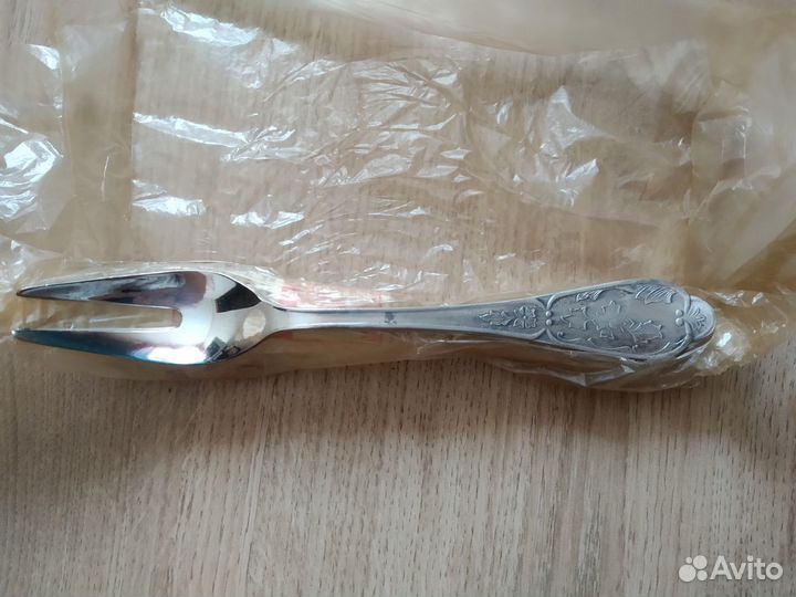 Вилки для сервировки, посеребренные, 6 шт., СССР