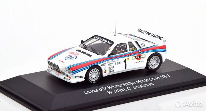 Lancia 037 Winner Rally Monte Carlo 1983 Cmr 1:43